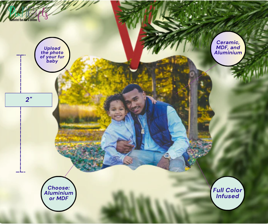 Your Photo Personalized Ornament - Benelux Style with Photo
