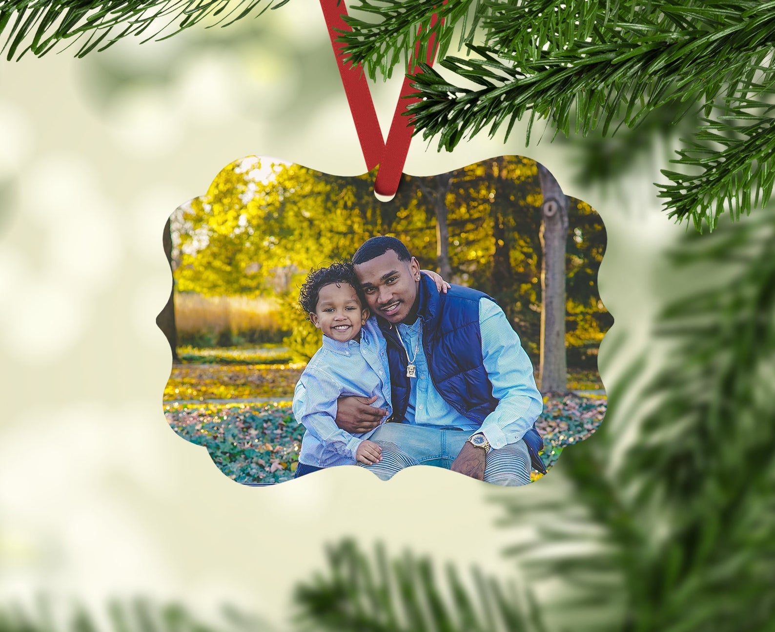 Your Photo Personalized Ornament - Benelux Style with Photo