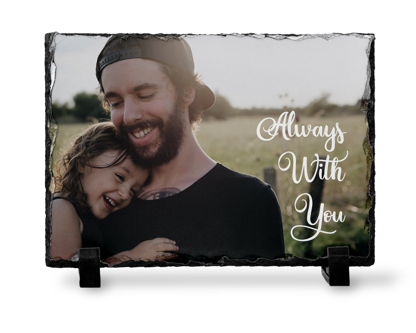 Personalized Photo Slate Plaque, Family Picture Rock Slab, Photo gift for Friends and Family