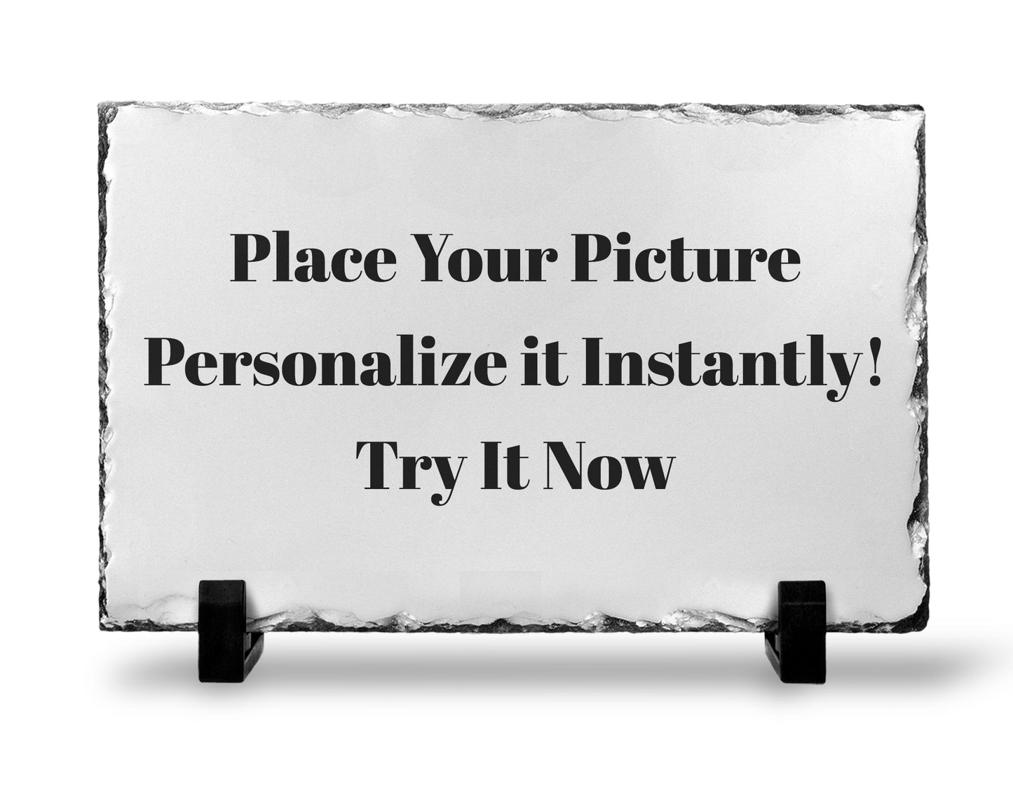 Personalized Photo Slate Plaque, Family Picture Rock Slab, Photo gift for Friends and Family