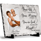 Memorial Slate for Loved One Designed with a Beautiful Marble